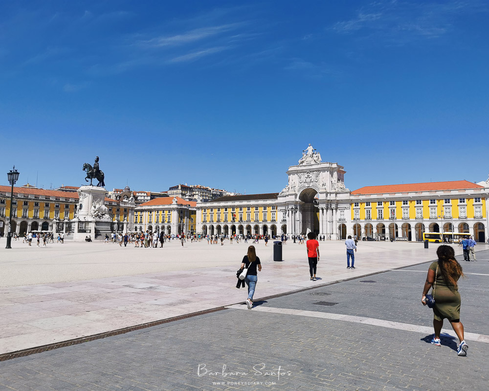 Praça do Comércio, Lisbon, Portugal.