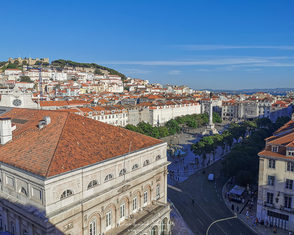 View over Rossio, Lisbon