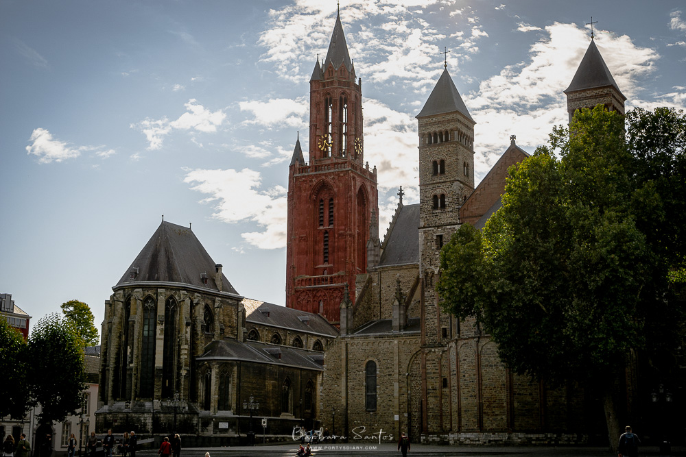 Saint Servatius basilica and Saint Jans church in Maastricht